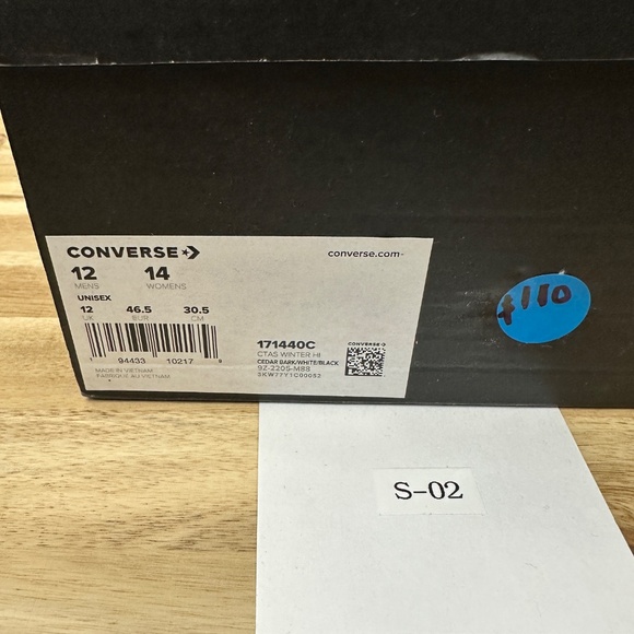 Converse CTAS Winter Hi Brown Waterproof Men's 12 - Picture 7 of 8